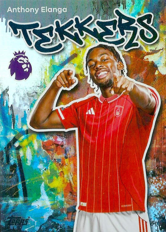Fodbold kort Topps Premier League 2025/2026 - Tekkers Anthony Elanga - Pokedexet