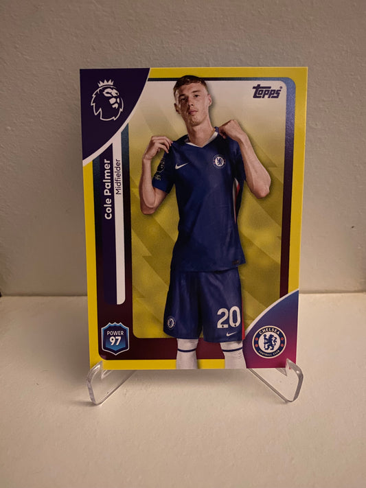Fodbold kort Topps Premier League 2025/2026 - Yellow Parallel Cole Palmer - Pokedexet
