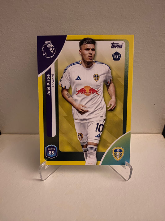 Fodbold kort Topps Premier League 2025/2026 - Yellow Parallel Joel Piroe - Pokedexet