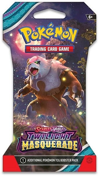 Pokémon Scarlet & Violet Twilight Masquerade Sleeved Booster Pack/Pakke