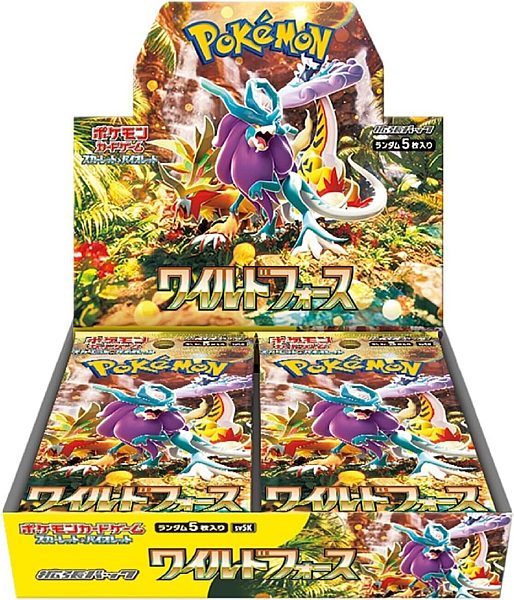 Pokémon Scarlet & Violet Wild Force Booster Box Japansk